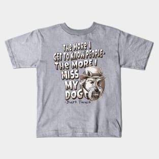 I Miss My Dog Kids T-Shirt